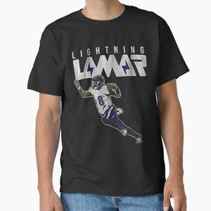 Lighting Lamar For Baltimore Ravens Fans T-Shirt
